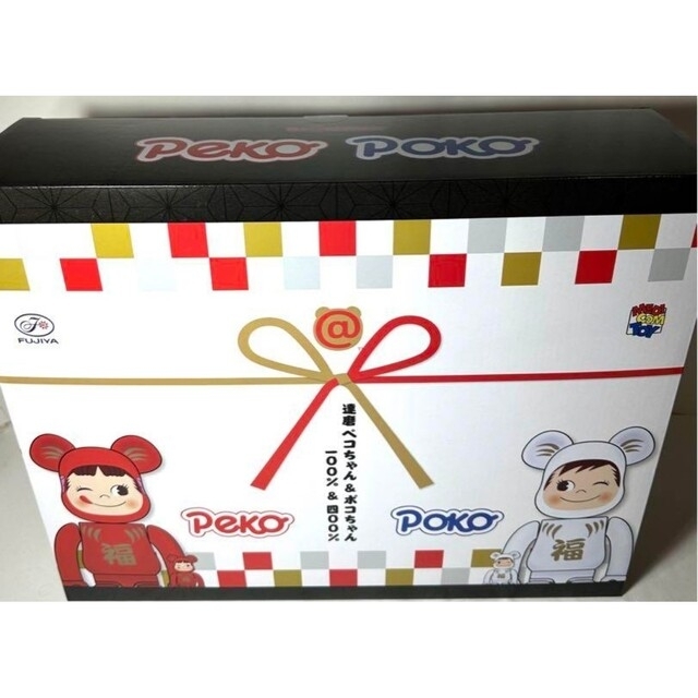 BE@RBRICK ベアブリック達磨 ペコちゃん ポコちゃん 100%&400 | des