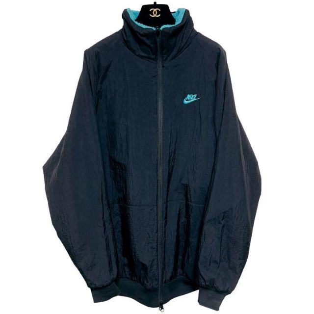美品】 NIKE ナイキ ビッグスウォッシュリバーシブルボアジャケット