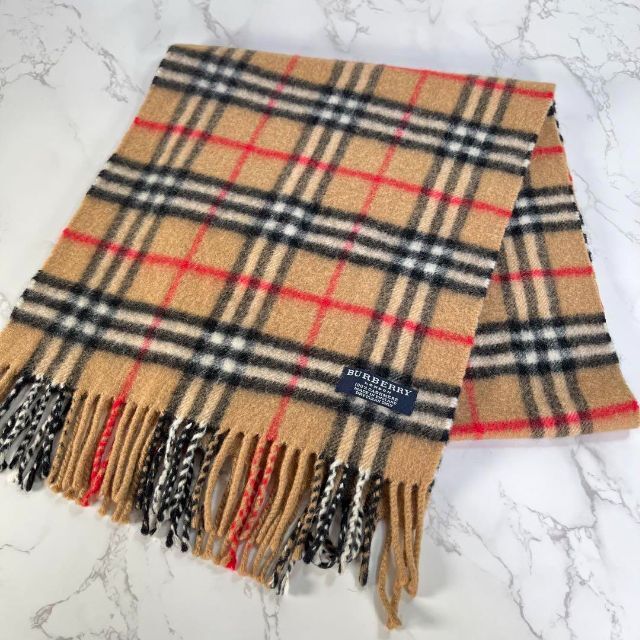 激安セール Burberry マフラー 柄物 100%カシミア 美品 kids-nurie.com