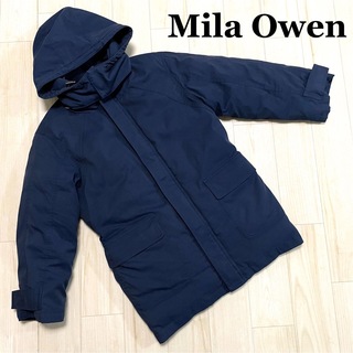 ミラオーウェン(Mila Owen)の【used】Mila Owen ダウンジャケット ネイビー サイズ0 大人気(ダウンジャケット)