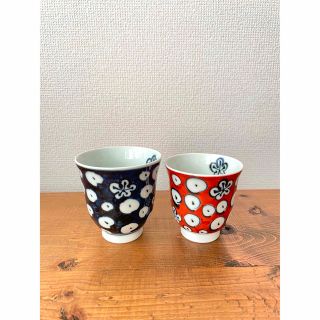 ハサミ(HASAMI)の波佐見焼　湯呑みセット　夫婦茶碗　ペアカップ(食器)