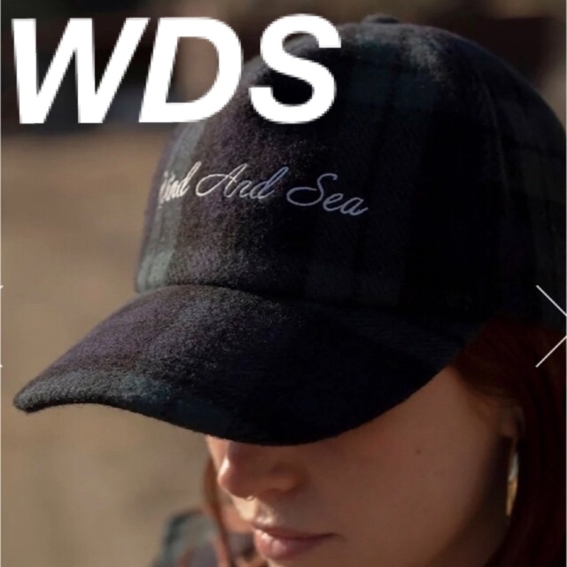 WIND AND SEA(ウィンダンシー)のWDS Johnson Woolen Mills Wool Cap グリーン メンズの帽子(キャップ)の商品写真