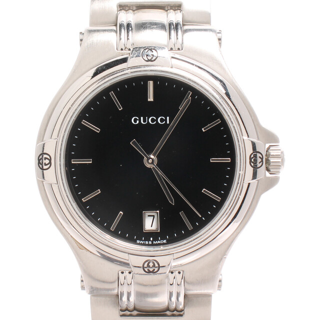 Gucci(グッチ)のグッチ GUCCI 腕時計 デイト アナログ   9040M メンズ メンズの時計(その他)の商品写真