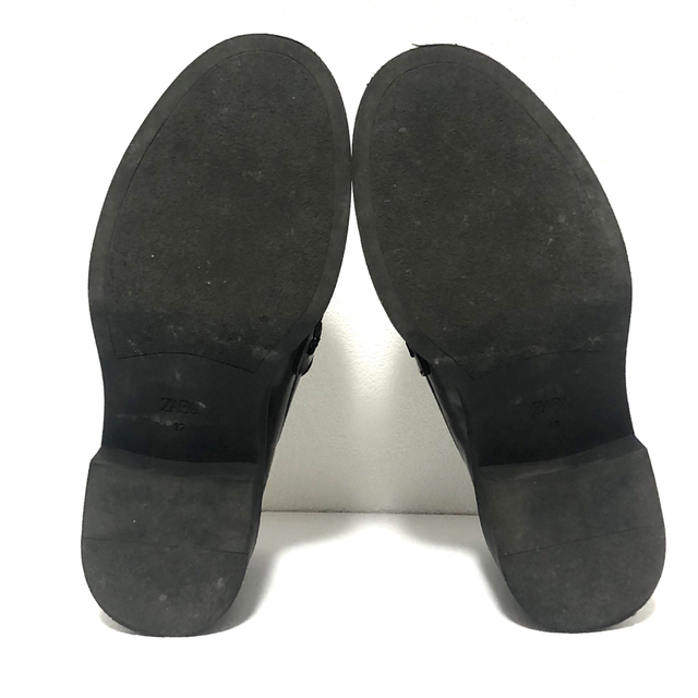ZARA(ザラ)の♣️美品 ZARA ザラ 厚底 ビットローファー 革靴 トラックソール ブラック レディースの靴/シューズ(ローファー/革靴)の商品写真