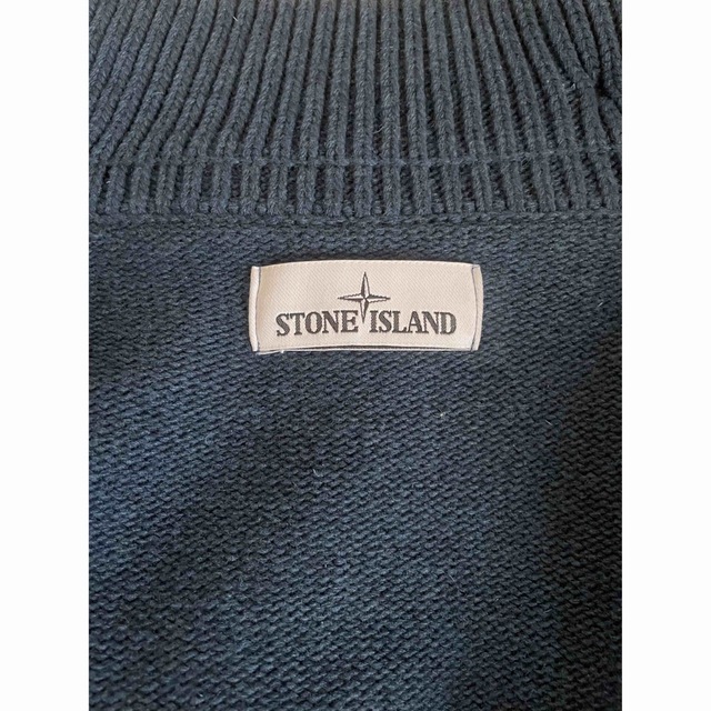 STONE ISLAND(ストーンアイランド)の美品　ストーンアイランド ジップニットジャケット S スナイデルニット メンズのトップス(ニット/セーター)の商品写真