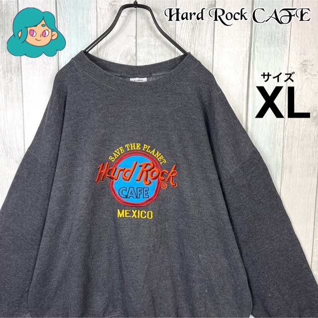 ハードロックカフェ ヴィンテージ トレーナー メキシコ USA製 古着 XL | フリマアプリ ラクマ ハードロックカフェ ヴィンテージ トレーナー メキシコ USA製 XL