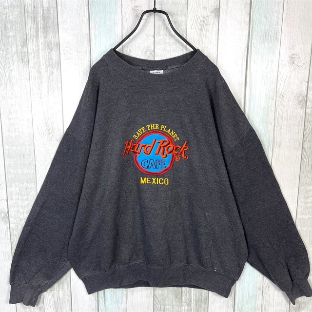ハードロックカフェ ヴィンテージ トレーナー メキシコ USA製 古着 XL ハードロックカフェ ヴィンテージ トレーナー メキシコ USA製 XL