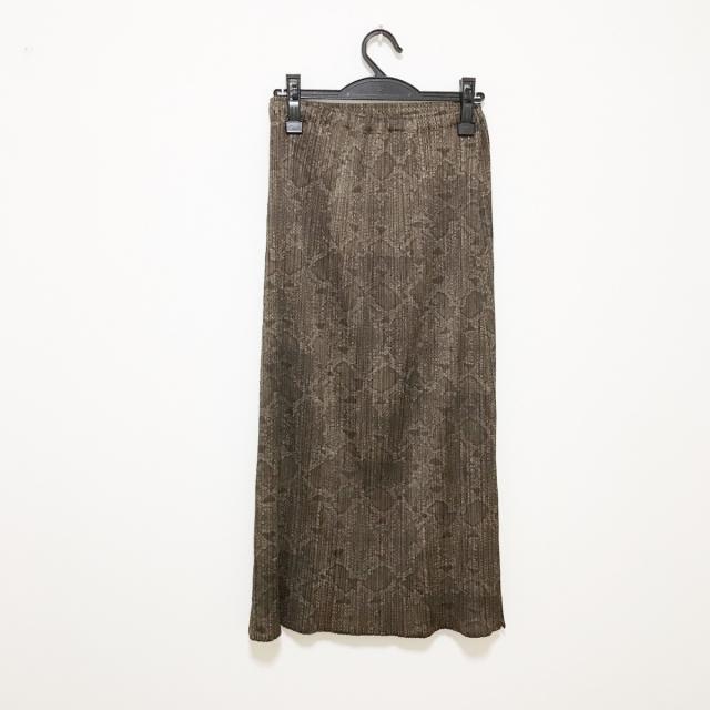 PLEATS PLEASE ISSEY MIYAKE(プリーツプリーズイッセイミヤケ)のプリーツプリーズ ロングスカート 3 L - レディースのスカート(ロングスカート)の商品写真