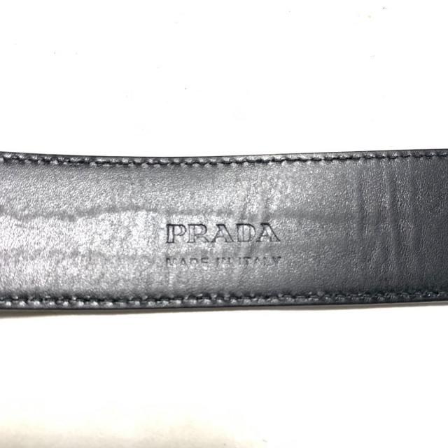 PRADA(プラダ) ベルト - 黒 レザー PRADA(プラダ) ベルト - 黒 レザー