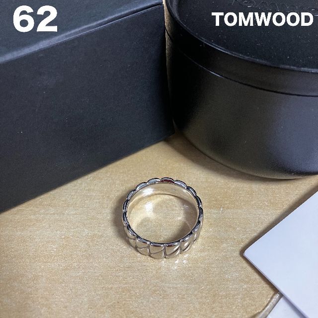 新品 62 TOMWOOD DROP RING シルバー 指輪 4131