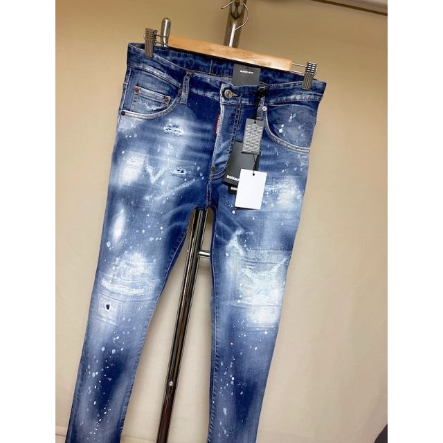 無地・新色登場! 新品 46 22ss DSQUARED2 スキニーデニム SKATER 4117
