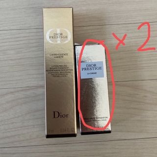 クリスチャンディオール(Christian Dior)のディオール　プレステージ　カプチュール　トータル　ローション　クリーム　etc(サンプル/トライアルキット)