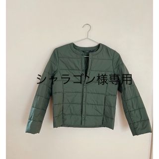 ユニクロ(UNIQLO)のユニクロ　ライトウォームパデットコンパクトジャケット　キッズ　140(ジャケット/上着)