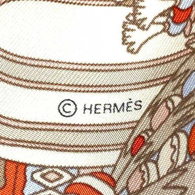 純正格安 305未使用 エルメス HERMES ミニスカーフ プチカレ 去年の冬