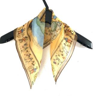 エルメス(Hermes)のHERMES(エルメス) スカーフ美品  プチカレ(バンダナ/スカーフ)
