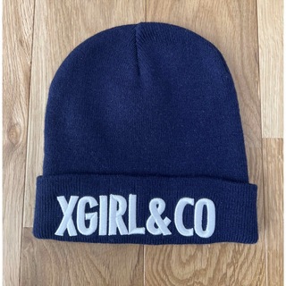 エックスガール(X-girl)のX-girl エックスガール ニット帽(ニット帽/ビーニー)
