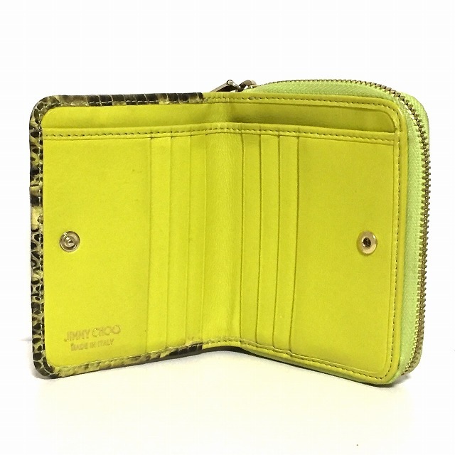 JIMMY CHOO(ジミーチュウ)のジミーチュウ 2つ折り財布 - レザー レディースのファッション小物(財布)の商品写真