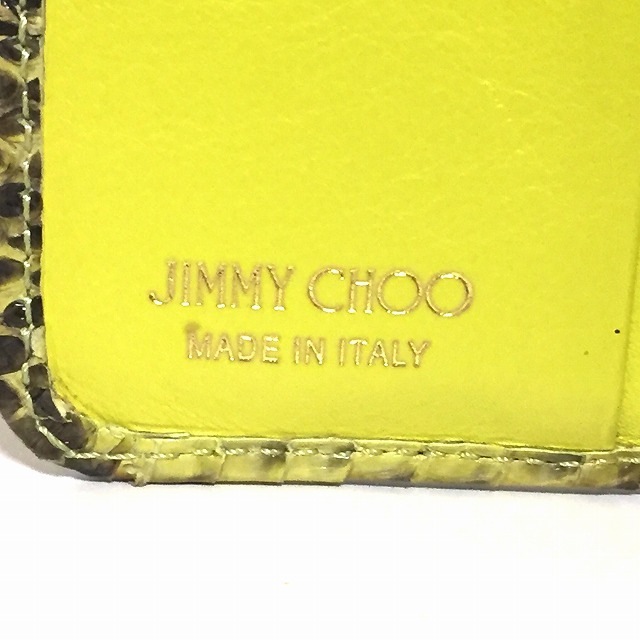 JIMMY CHOO(ジミーチュウ)のジミーチュウ 2つ折り財布 - レザー レディースのファッション小物(財布)の商品写真