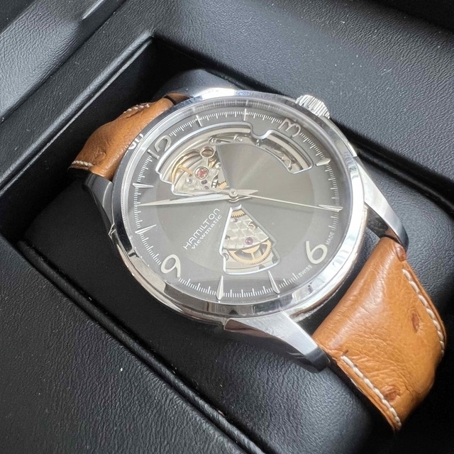 Hamilton(ハミルトン)のハミルトン ジャズマスター オープンハート オーストリッチ メンズの時計(腕時計(アナログ))の商品写真