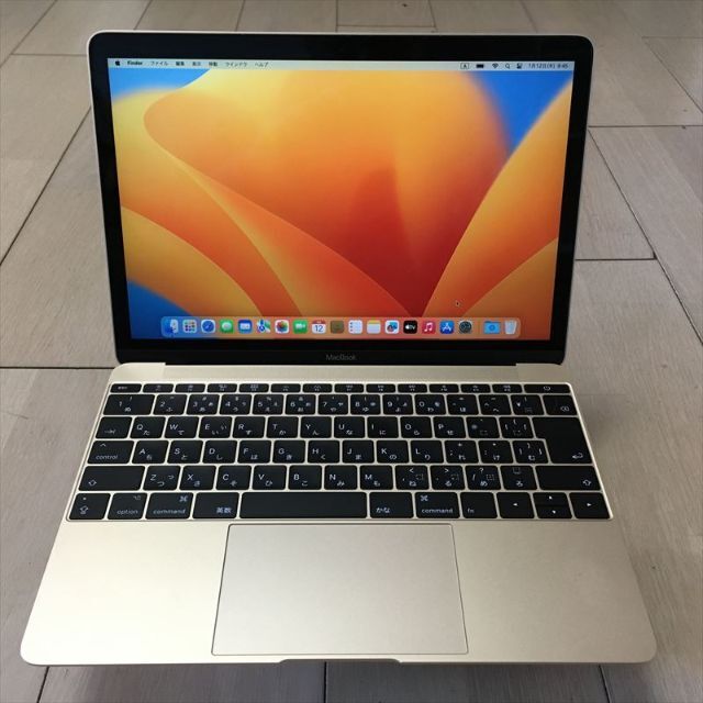 156) Apple MacBook 12インチ 2017 Core m3-