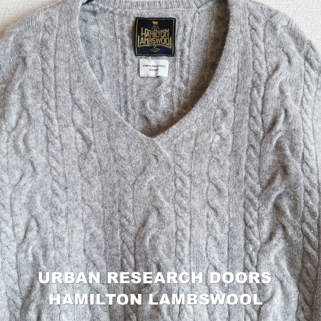 URBAN RESEARCH DOORS(アーバンリサーチドアーズ)の【URBAN RESEARCH】HAMILTON WOOL ケーブル ニット レディースのトップス(ニット/セーター)の商品写真