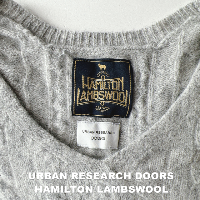 URBAN RESEARCH DOORS(アーバンリサーチドアーズ)の【URBAN RESEARCH】HAMILTON WOOL ケーブル ニット レディースのトップス(ニット/セーター)の商品写真