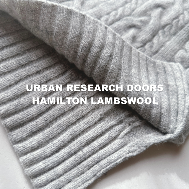 URBAN RESEARCH DOORS(アーバンリサーチドアーズ)の【URBAN RESEARCH】HAMILTON WOOL ケーブル ニット レディースのトップス(ニット/セーター)の商品写真