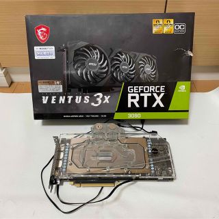 MSI GeForce RTX3090 VENTUS 3X 24G 本格水冷化(PCパーツ)