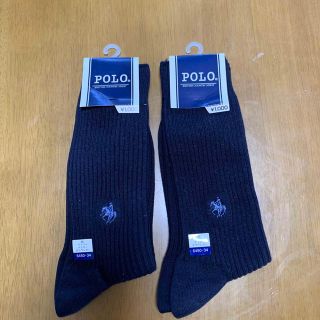 ポロ(POLO（RALPH LAUREN）)のPOLO靴下　紳士物靴下　2足セット　25cm〜27cm(ソックス)