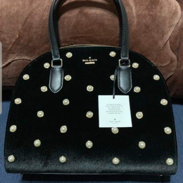 kate spade　パールチェーンバック