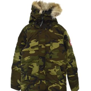 カナダグース(CANADA GOOSE)のCANADA GOOSE カナダグース CARSON PARKA 3805MA カーソンパーカー ファー付きダウンジャケット グリーンカモ(ダウンジャケット)