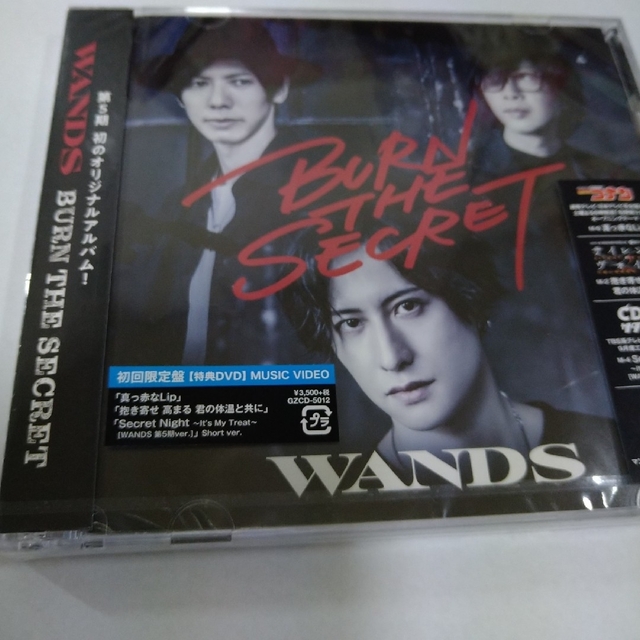 WANDS　BURN THE SECRET（初回限定盤）DVD付き　未開封 エンタメ/ホビーのCD(ポップス/ロック(邦楽))の商品写真