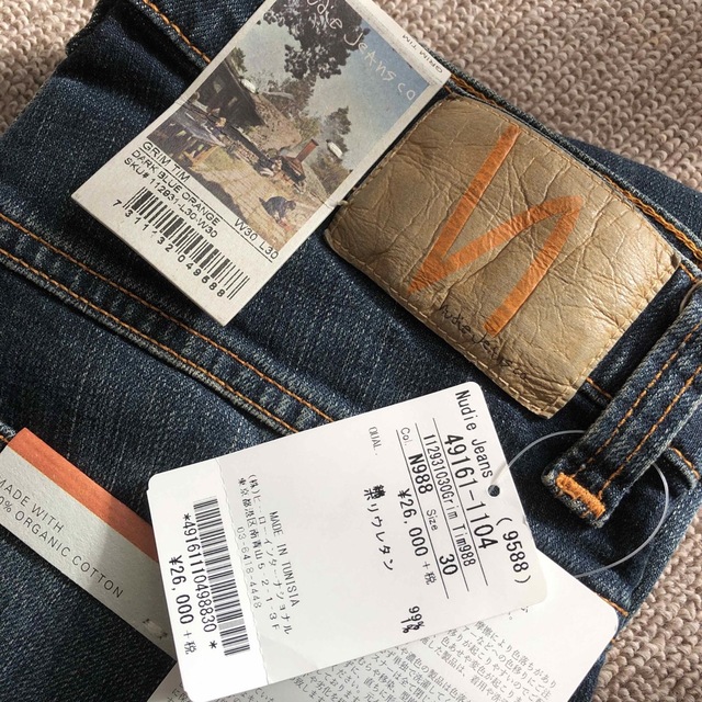 新品未使用　ヌーディジーンズ　nudie jeans デニム　メンズ