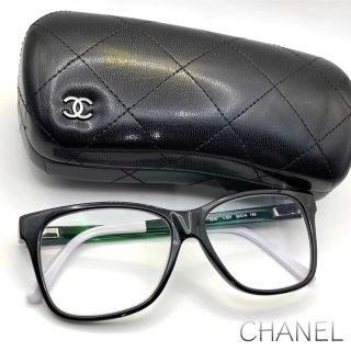 CHANEL シャネル　メガネ　眼鏡フレーム　ブラック　ベージュ　3230 黒