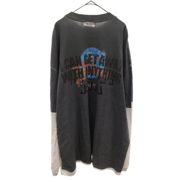 VETEMENTS ヴェトモン Demna's Favorite Naughty Angel L/S Tee UAH19TR327 デムナズフェイバリット ノーティーエンジェル 転写プリント オーバーサイズ長袖Tシャツ ロングカットソー VETEMENTS ヴェトモン Demna's Favorite Naughty Angel L/S Tee UAH19TR327 デムナズフェイバリット ノーティーエンジェル 転写プリント オーバーサイズ長袖Tシャツ ロングカットソー