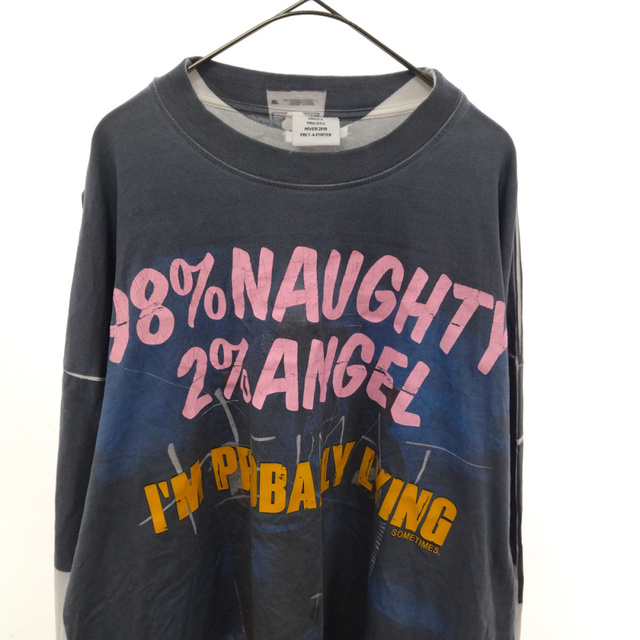 VETEMENTS ヴェトモン Demna's Favorite Naughty Angel L/S Tee