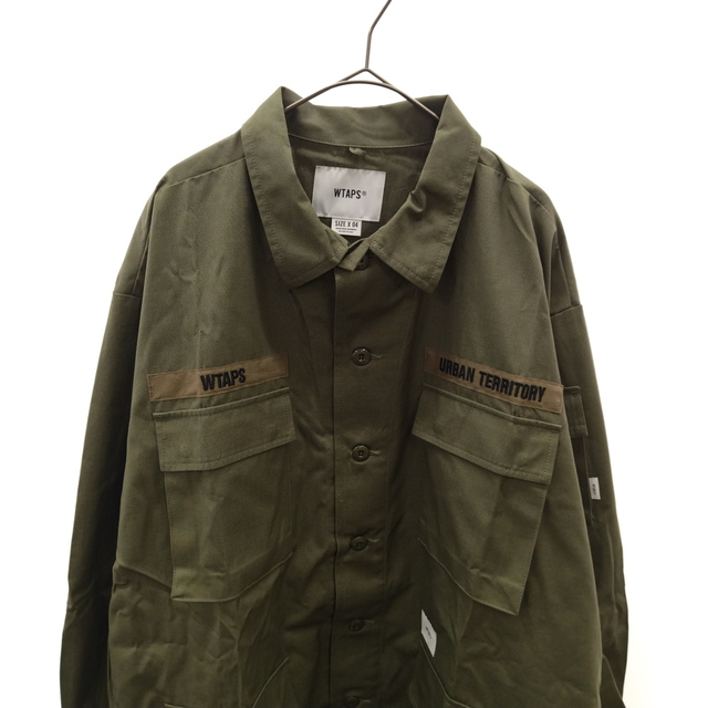 WTAPS ダブルタップス 21SS JUNGLE 02 LS/COTTON.RIPSTOP Olive