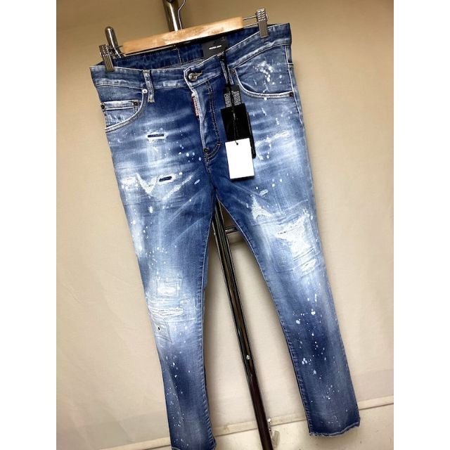 レア?!☆ 新品 46 22ss DSQUARED2 スキニーデニム SKATER 4117 | www
