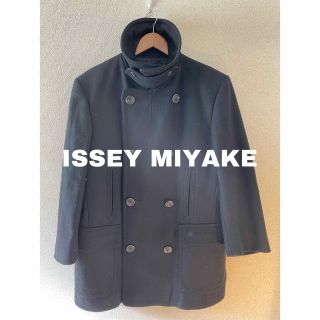 イッセイミヤケ(ISSEY MIYAKE)のISSEY MIYAKE MEN イッセイミヤケ　Pコート　スタンドカラーコート(ピーコート)