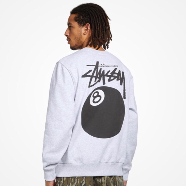 希少デザイン　stussy タイダイ柄　総柄　スウェット　トレーナー