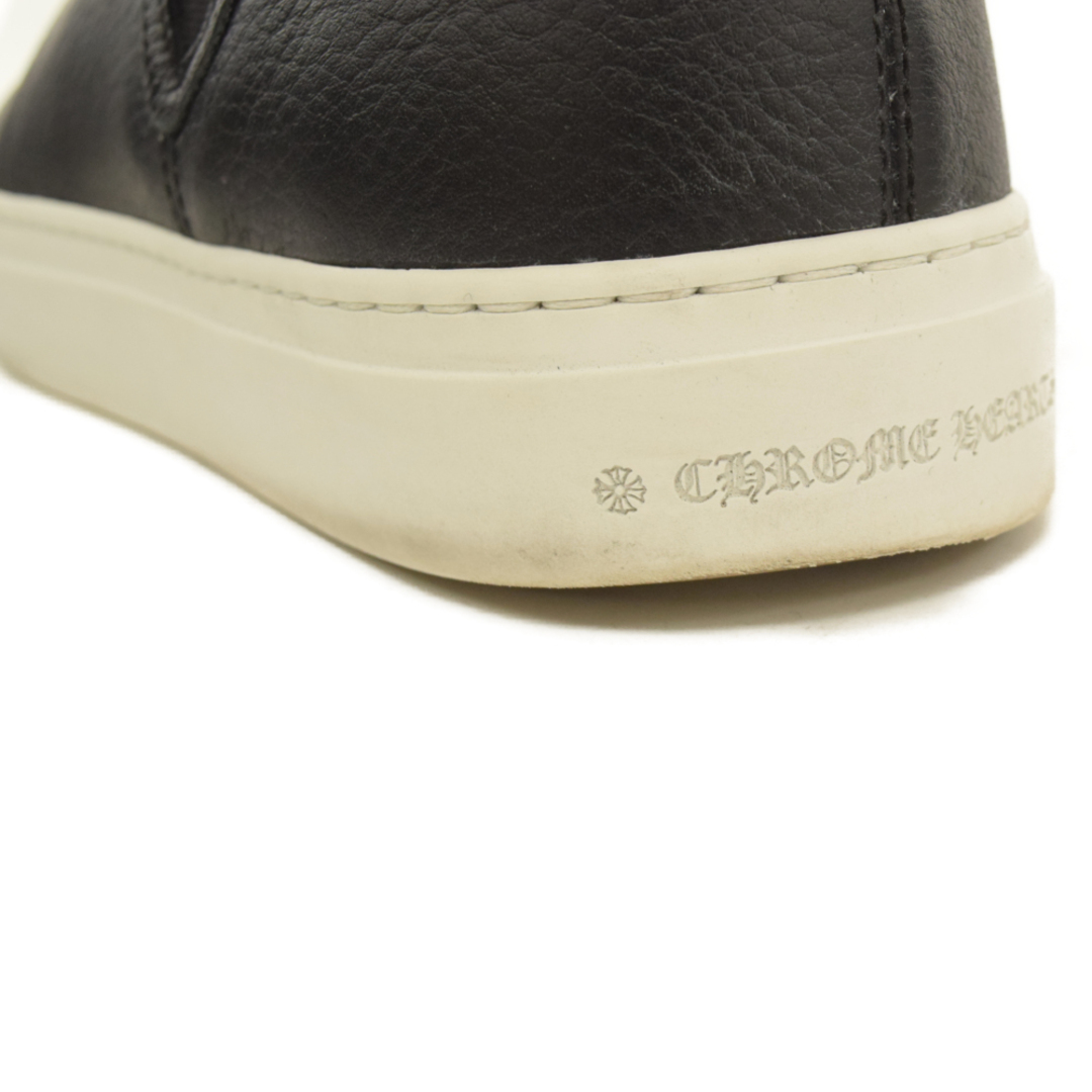 CHROME HEARTS クロムハーツ 390 BLK HVY WT LTHR SHOE SNEAKER MID