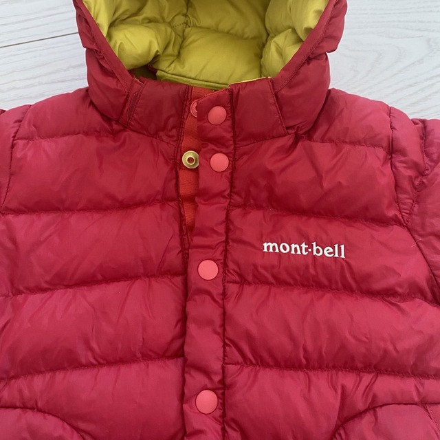 mont bell(モンベル)のmont-bell  リバーシブルダウン キッズ/ベビー/マタニティのキッズ服女の子用(90cm~)(ジャケット/上着)の商品写真