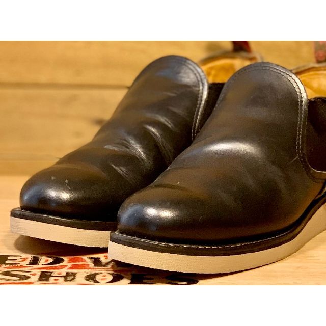 REDWING(レッドウィング)の8142良品8E／00年製レッドウィングロメオサイドゴアローカットブーツビブラム メンズの靴/シューズ(ブーツ)の商品写真