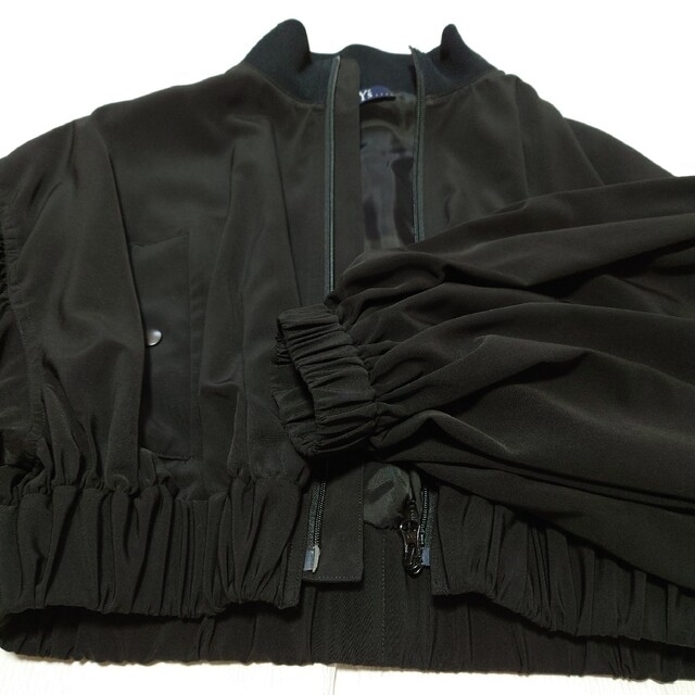 22aw Y's ワイズ ボリュームスリーブブルゾン トリアセ