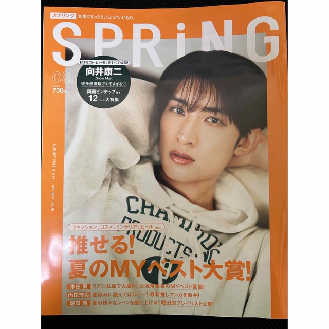 Johnny's(ジャニーズ)のspring (スプリング) 2022年 08月号 エンタメ/ホビーの雑誌(その他)の商品写真