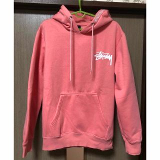 ステューシー(STUSSY)のステューシー　パーカー　ピンク　stussy スウェット(パーカー)