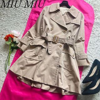 ミュウミュウ トレンチコート(レディース)の通販 39点 | miumiuの