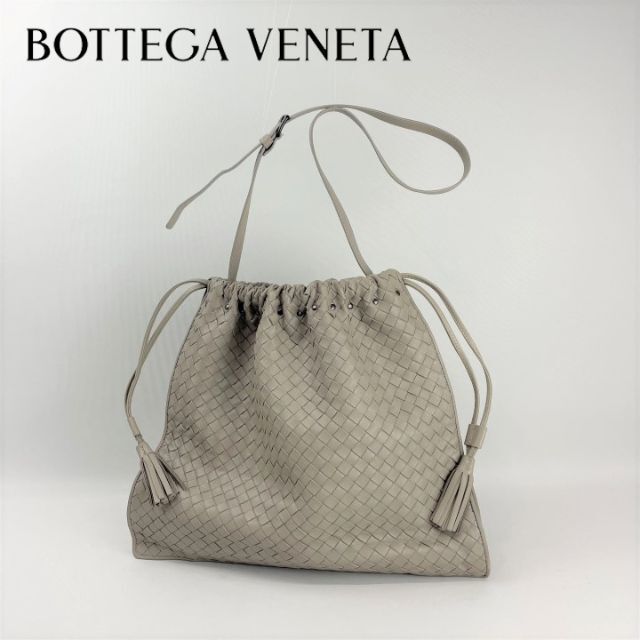 Bottega Veneta - ボッテガ ヴェネタ イントレチャート 巾着 ショルダーバック タッセル付きの通販 by 流通センター