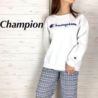 チャンピオン(Champion)のChampion チャンピオン リバースウィーブ デカロゴ 刺繍ロゴ スウェット(トレーナー/スウェット)