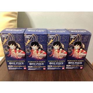 バンダイ(BANDAI)のONE PIECE カードゲーム ROMANCE DAWN 4box(Box/デッキ/パック)